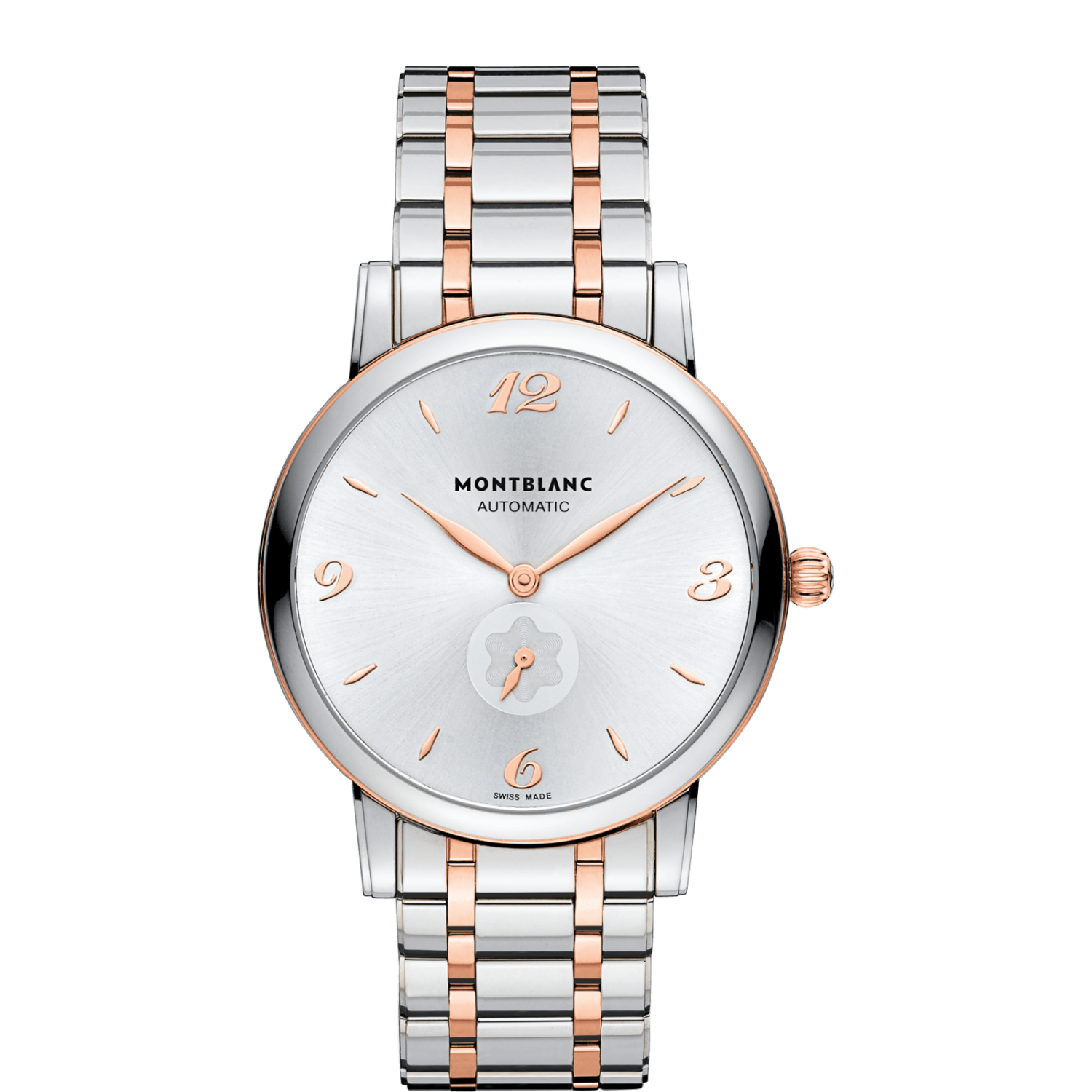 Montblanc 107916 : Star Classique Automatic Two Tone Red / Bracelet