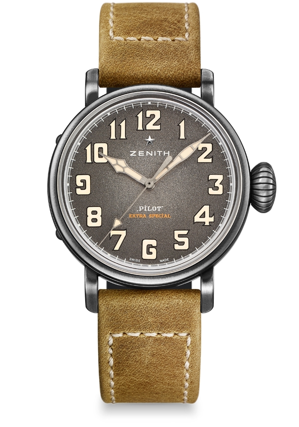 Zenith 11.1940.679/91.C807 : Pilot Type 20 Extra Special 40 Aged Stainless Steel / Grey