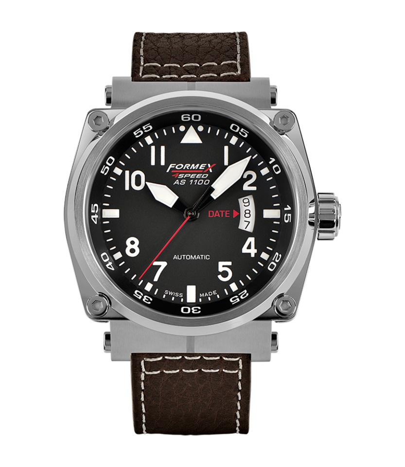 Formex 1100.1.7020.223 : Pilot Automatic Black / Calf