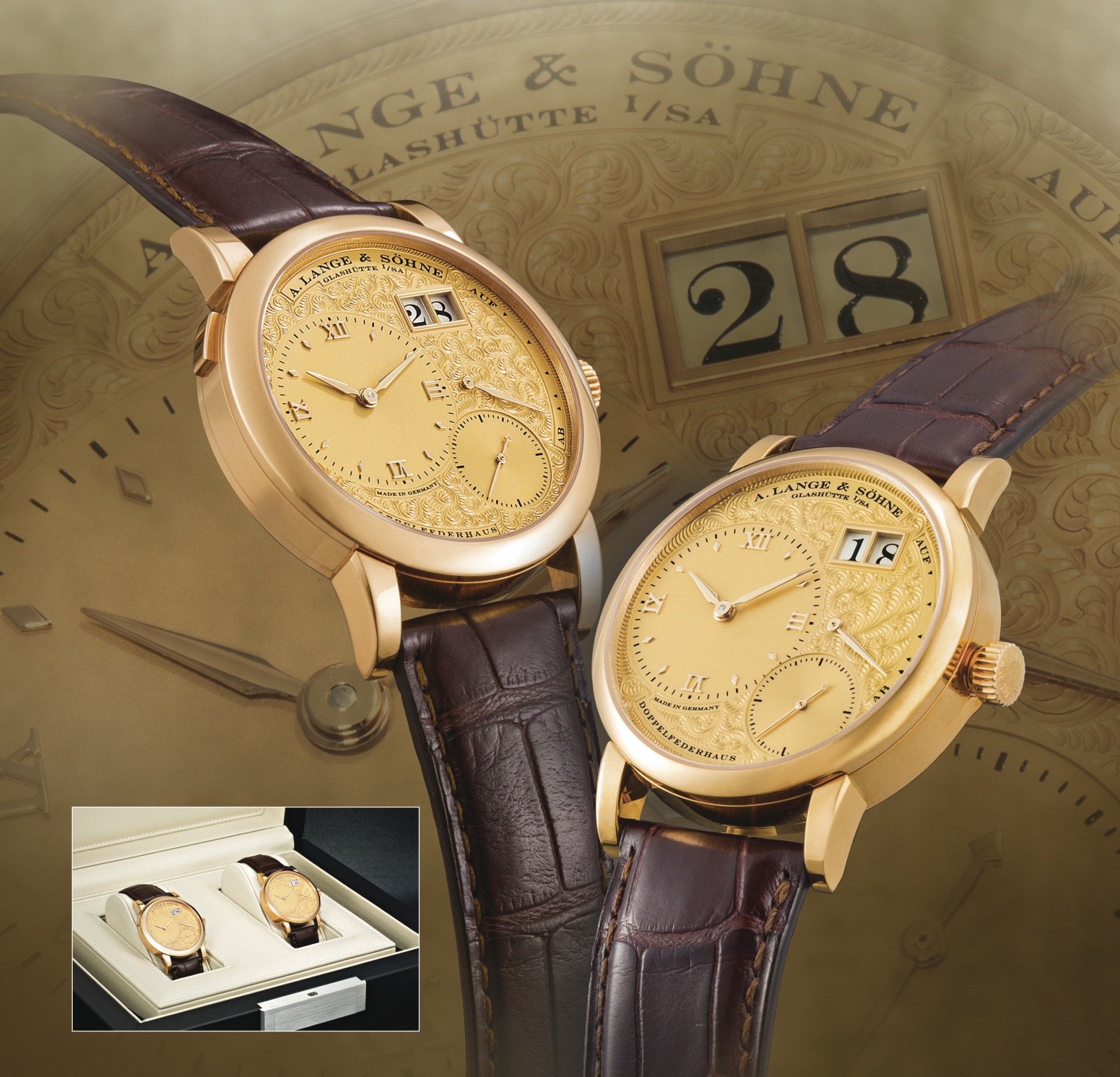 A. Lange & Söhne 111.046 : Kleine Lange 1 Floral set
