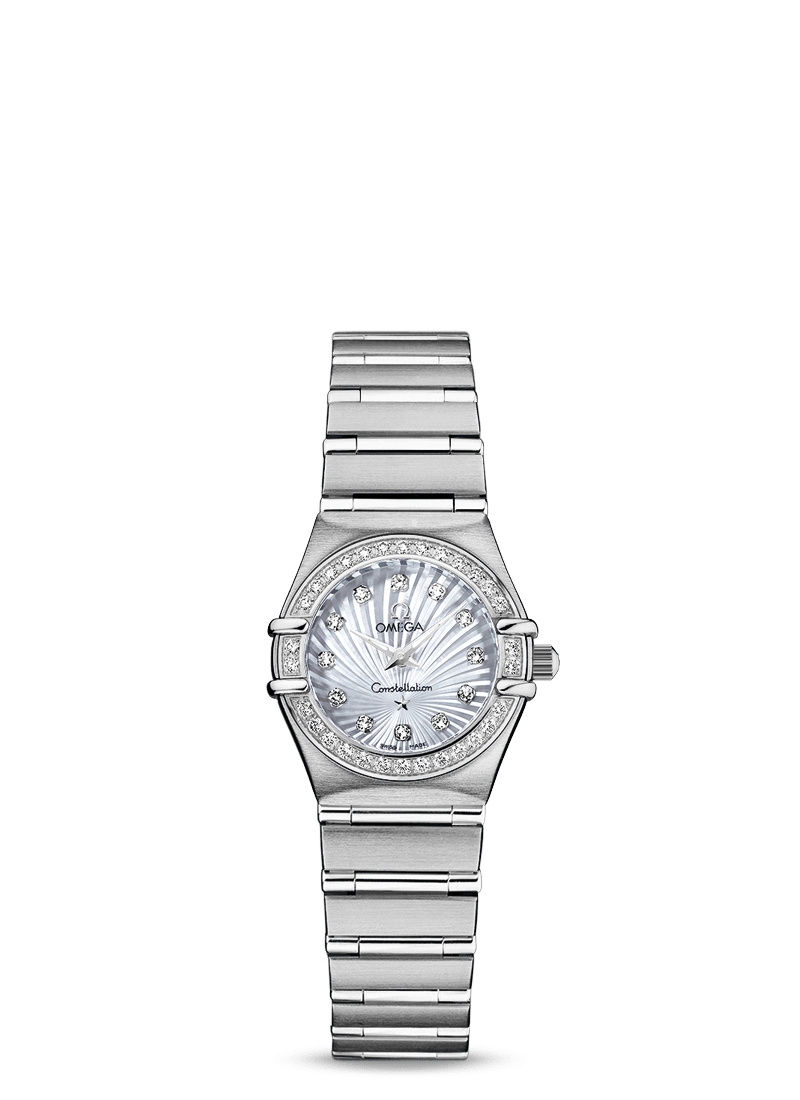 Omega 111.15.23.60.55.001 : Constellation Quartz 22.5 Stainless Steel / Diamond / MOP / 160 Years