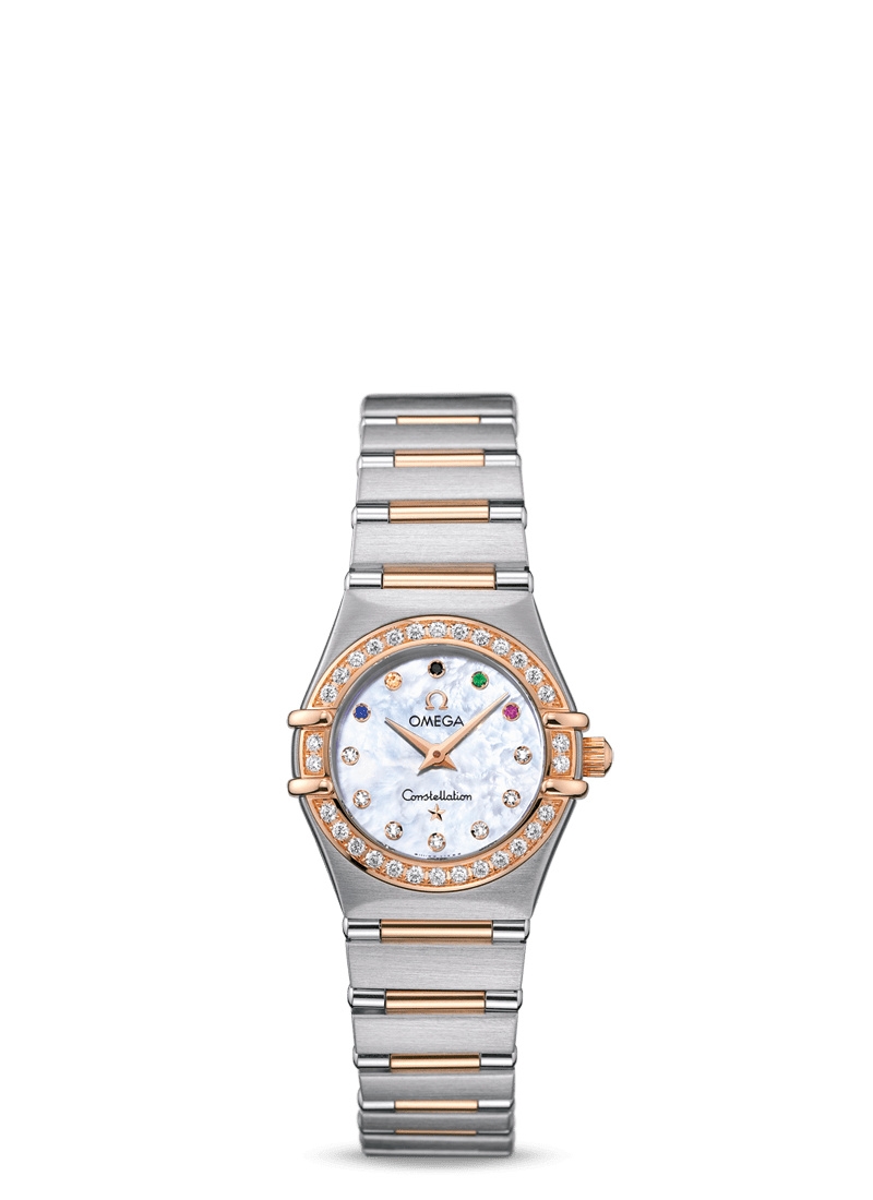 Omega 111.25.23.60.55.002 : Constellation Quartz 22.5 Stainless Steel / Red Gold / Diamond / Beijing Olympics 2008