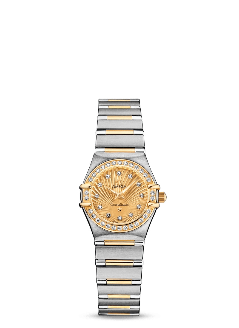 Omega 111.25.23.60.58.001 : Constellation Quartz 22.5 Stainless Steel / Yellow Gold / Champagne / 160 Years