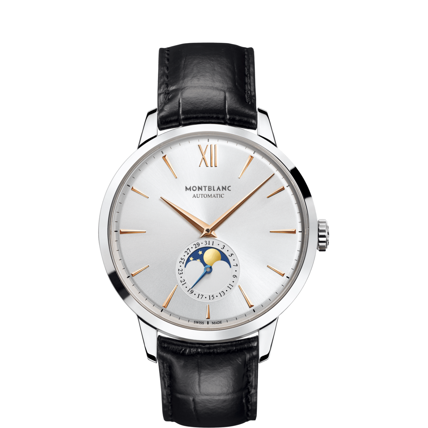Montblanc 111620 : Heritage Spirit Moonphase 41mm  Stainless Steel