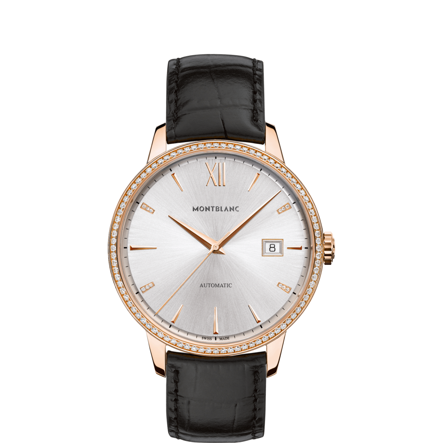 Montblanc 112144 : Heritage Spirit Date Automatic 39mm Red Gold Diamond