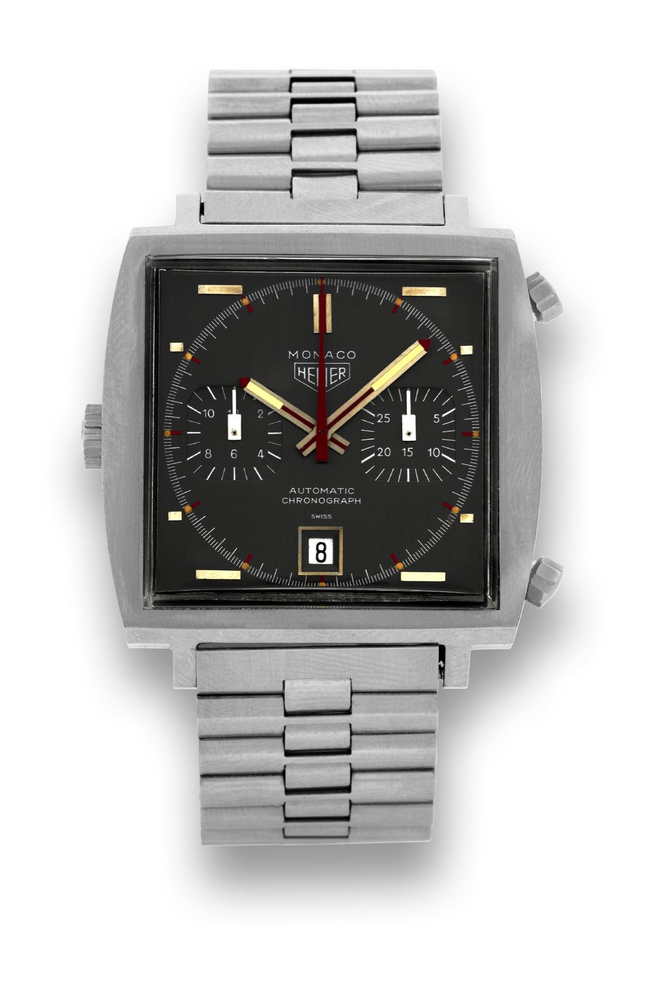 TAG Heuer 1133G : Monaco Calibre 12 Grey