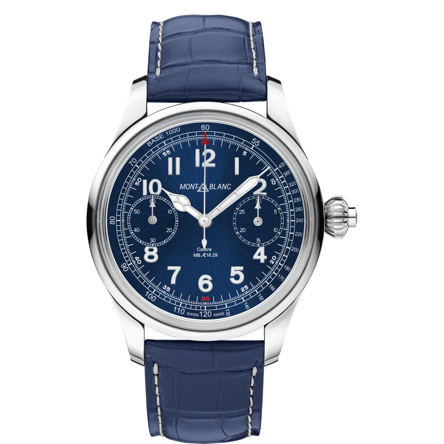 Montblanc 114086 : 1858 Chronograph Tachymeter Limited Edition Stainless Steel
