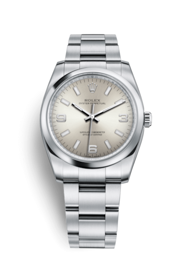 Rolex 114200-0019 : Oyster Perpetual 34 Silver Explorer