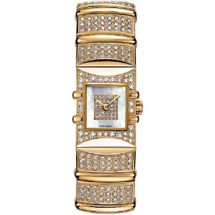 Omega 1148.90.39 : Constellation Quadra Quartz Mini 15 Yellow Gold - Diamond / MOP