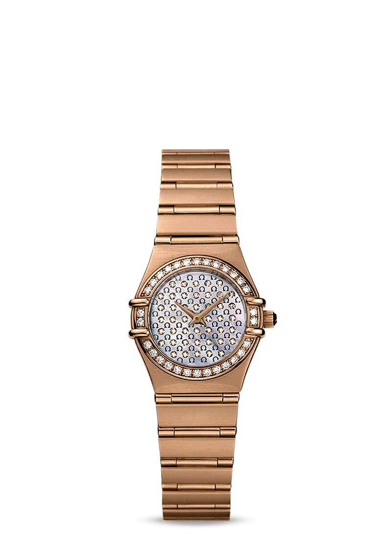 Omega 1156.77.00 : Constellation Quartz 22.5 '95 Red Gold / Diamond / MOP