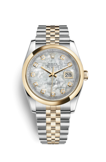 Rolex 116203-0170 : Datejust 36 Rolesor Yellow Domed / Jubilee / MOP
