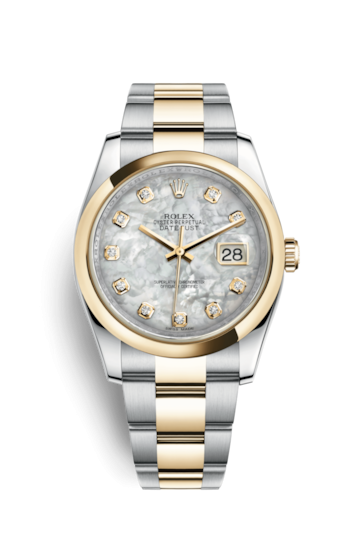 Rolex 116203-0189 : Datejust 36 Rolesor Yellow Domed / Oyster / MOP