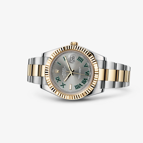 Rolex 116333-0001 : Datejust II Rolesor Slate Roman