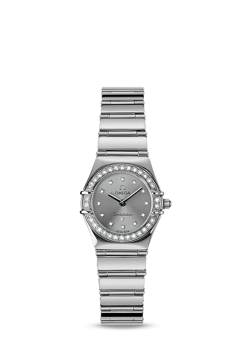 Omega 1165.36.00 : Constellation Quartz 25.5 My Choice White Gold / Diamond / Grey