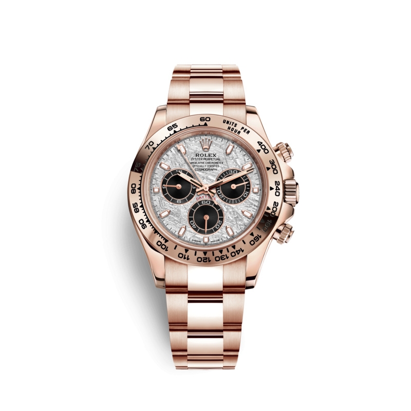 Rolex 116505-0014 : Cosmograph Daytona Rose Gold / Cerachrom / Meteorite