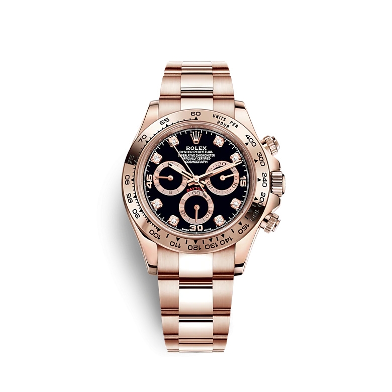 Rolex 116505-0015 : Cosmograph Daytona Everose / Black - Diamond