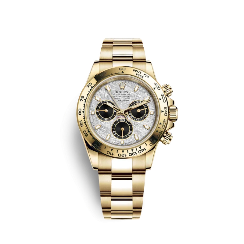 Rolex 116508-0015 : Cosmograph Daytona Yellow Gold / Meteorite