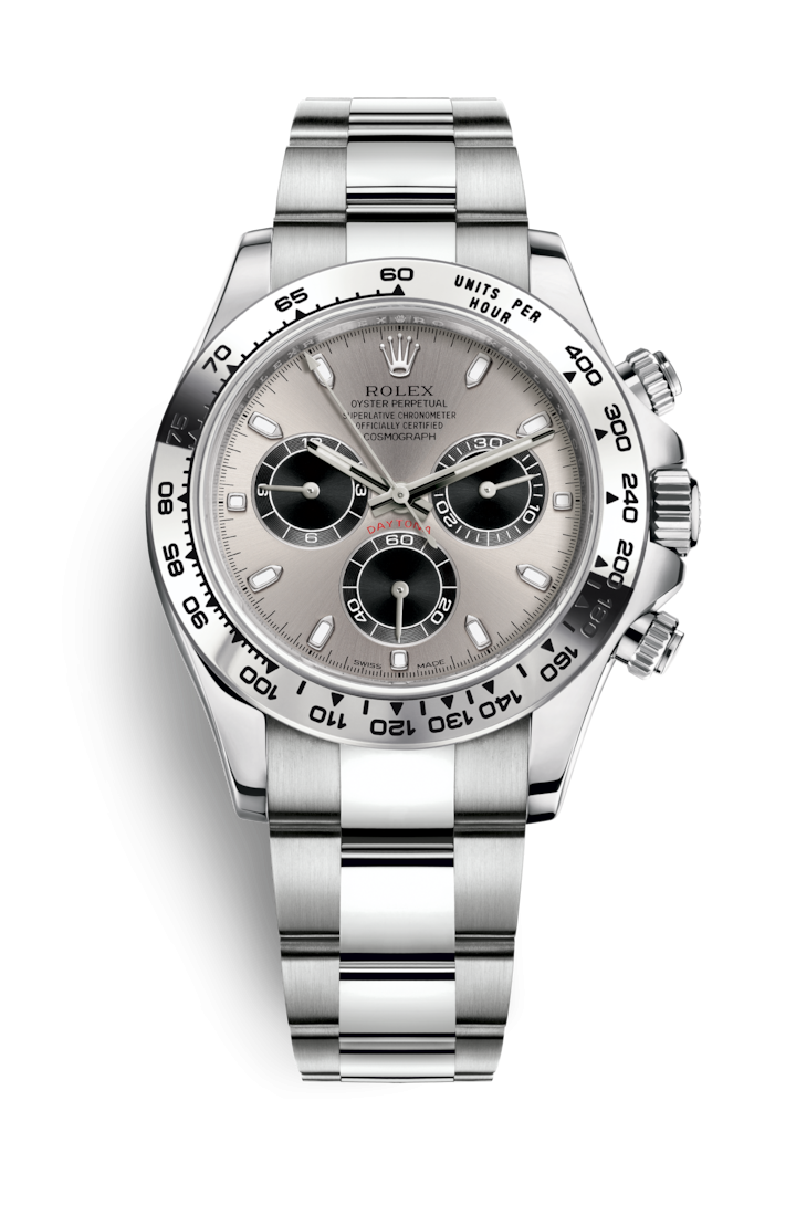 Rolex 116509-0072 : Cosmograph Daytona White Gold / Silver