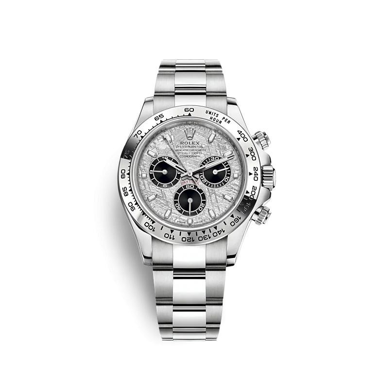 Rolex 116509-0073 : Cosmograph Daytona White Gold / Meteorite