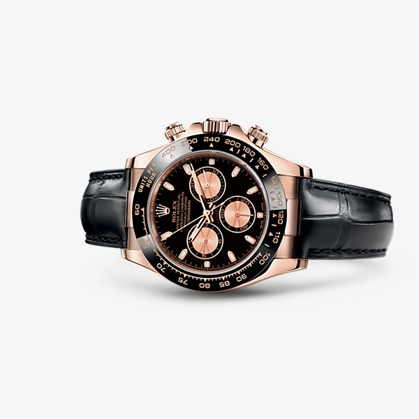 Rolex 116515LN-0008 : Cosmograph Daytona Everose / Cerachrom / Black / Strap