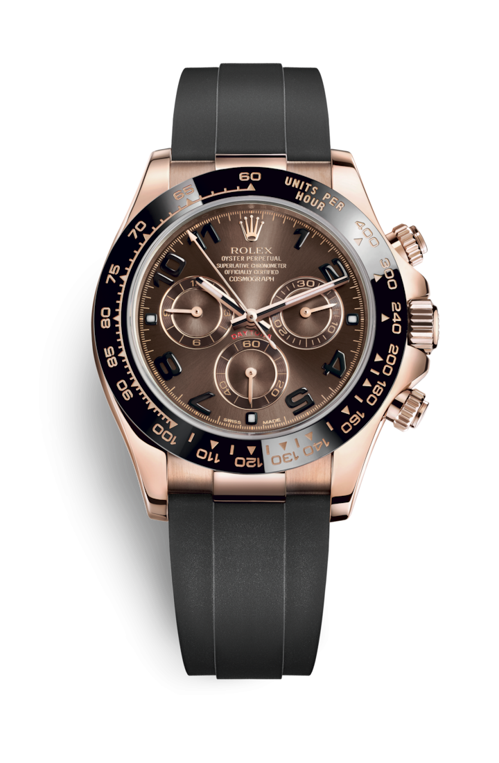 Rolex 116515LN-0015 : Cosmograph Daytona Everose / Cerachrom / Chocolate / Oysterflex