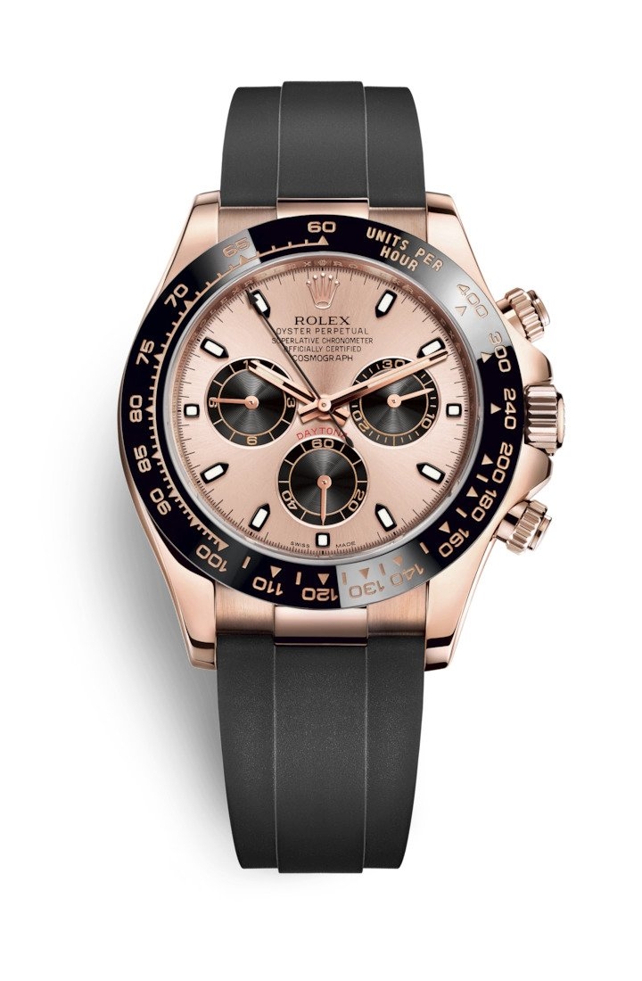 Rolex 116515LN-0018 : Cosmograph Daytona Everose / Cerachrom / Pink  / Oysterflex