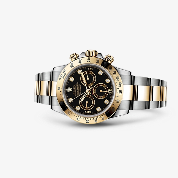 Rolex 116523-0043 : Daytona Rolesor Black Diamond