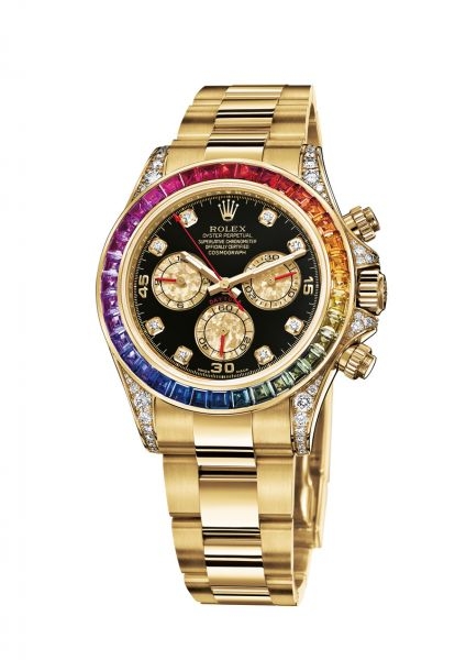 Rolex 116598RBOW-0001 : Cosmograph Daytona Yellow Gold / Rainbow