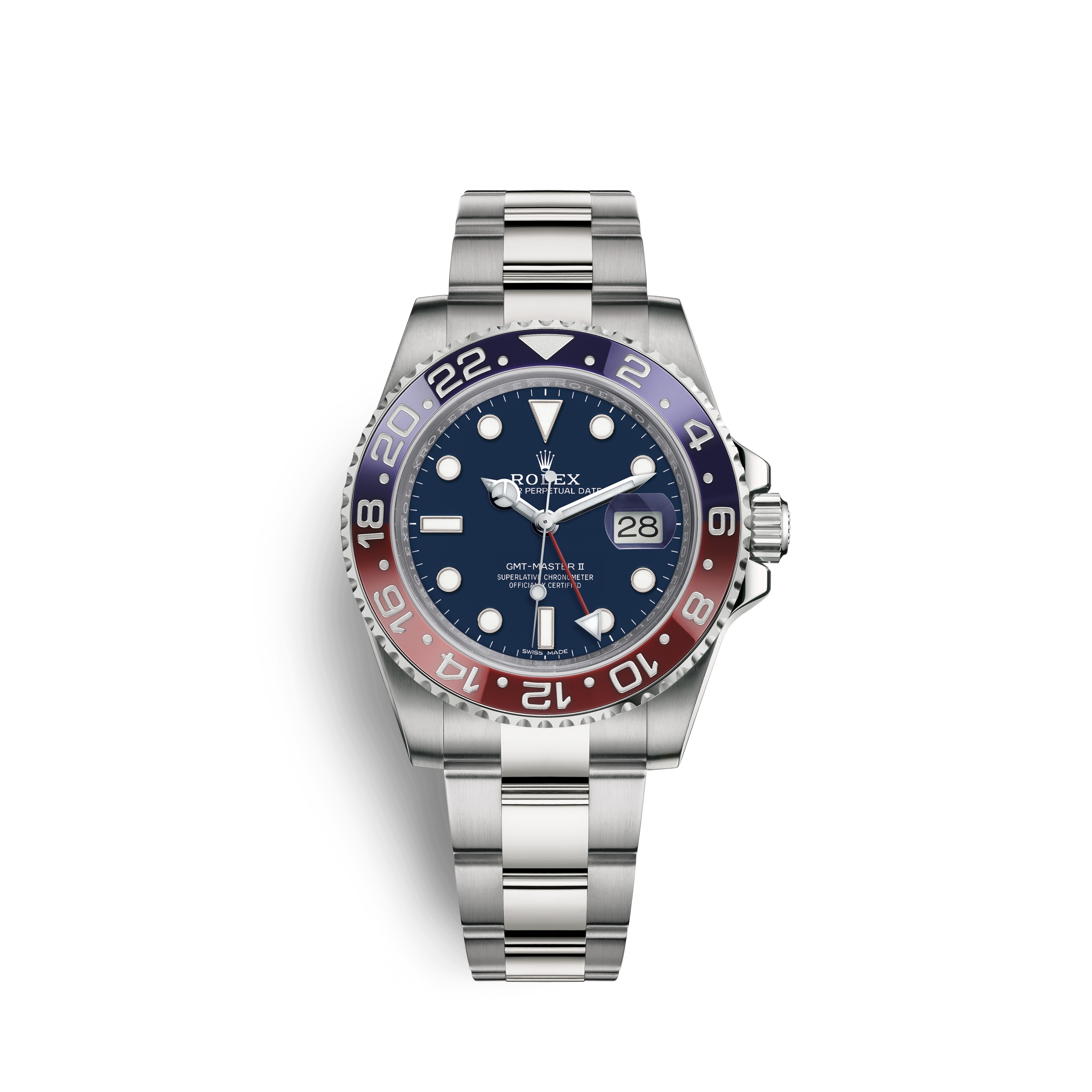 Rolex 116719BLRO-0002 : GMT-Master II White Gold / BLRO