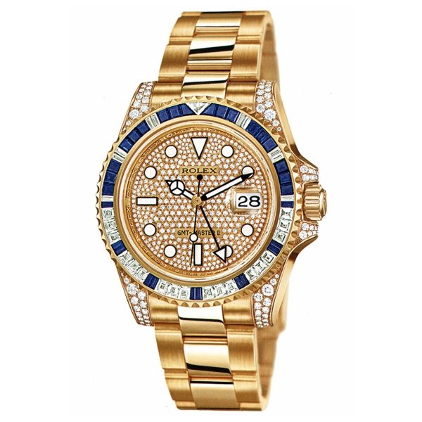 Rolex 116758 SA : GMT-Master II Yellow Gold SA