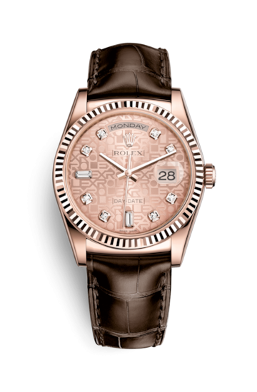 Rolex 118135-0081 : Day-Date 36 Everose / Strap / Pink Computer