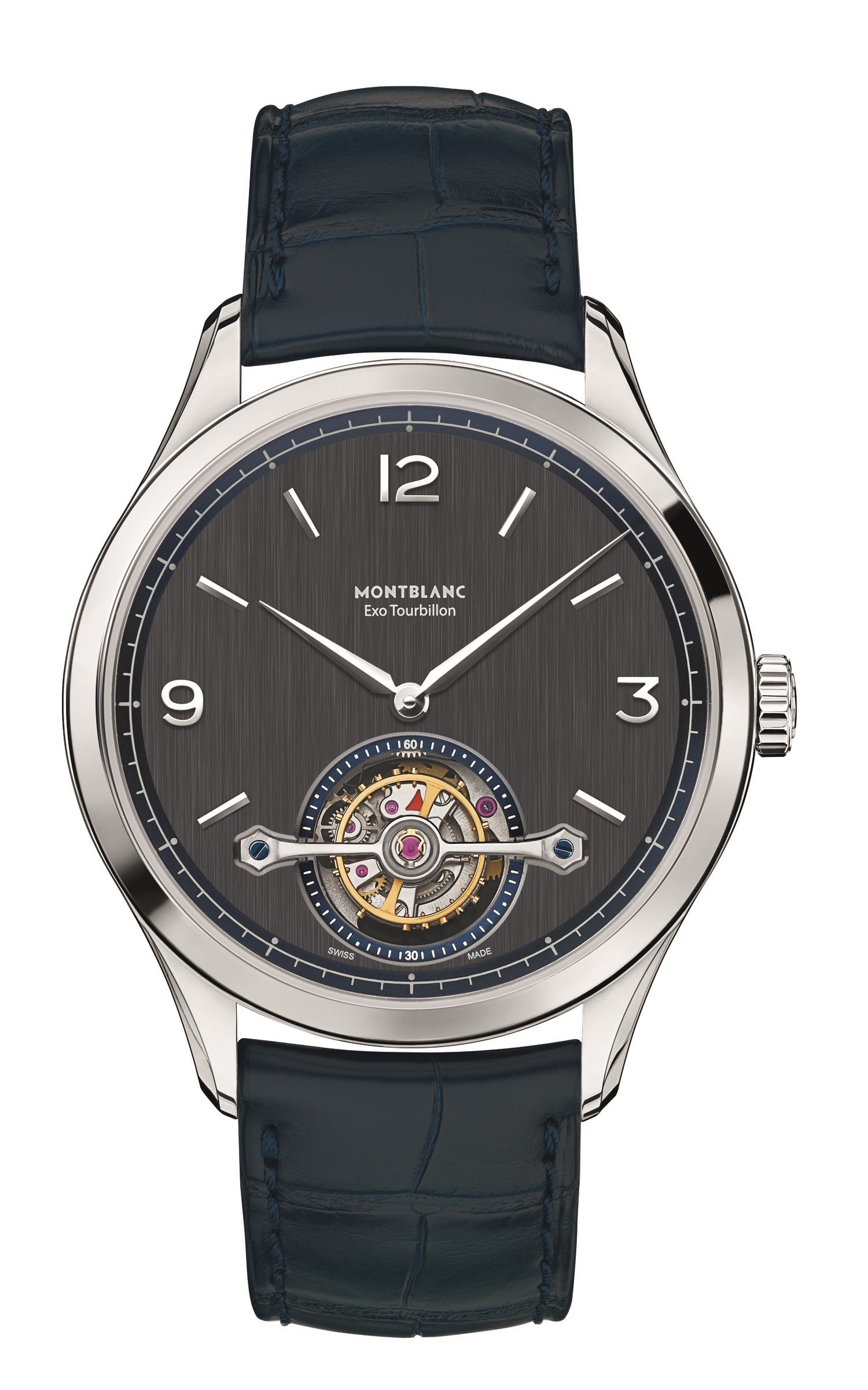 Montblanc 118471 : Heritage Chronometrie Exo Tourbillon Slim White Gold / Slate