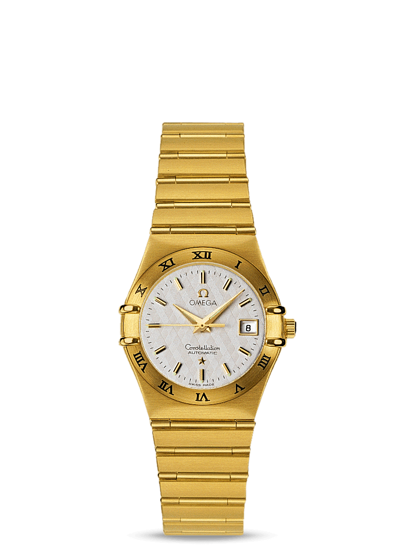 Omega 1192.30.00 : Constellation Automatic 27.5 '95 Yellow Gold / Silver