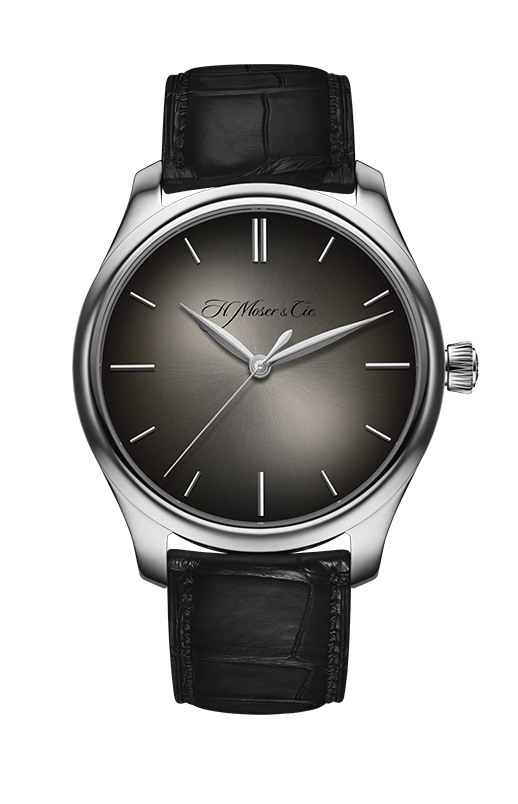 H. Moser & Cie 1200-0200 : Endeavour Centre Seconds White Gold / Grey