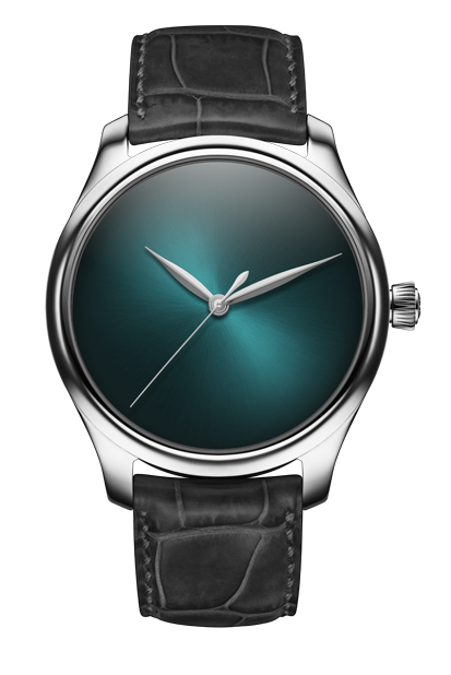 H. Moser & Cie 1200-0206 : Endeavour Centre Seconds White Gold / Blue Lagoon Concept
