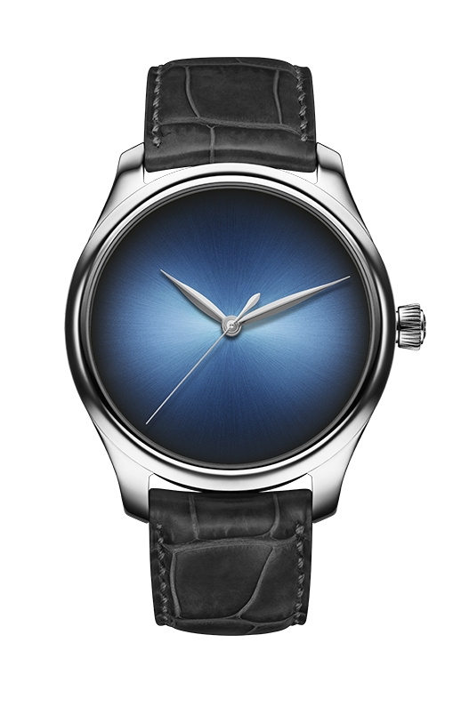 H. Moser & Cie 1200-0215 : Endeavour Centre Seconds White Gold / Funky Blue Concept