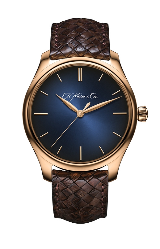 H. Moser & Cie 1200-0401 : Endeavour Centre Seconds Red Gold / Midnight Blue Original