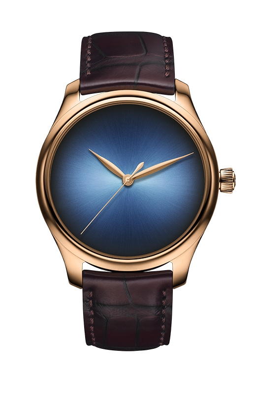 H. Moser & Cie 1200-0409 : Endeavour Centre Seconds Red Gold / Funky Blue Concept