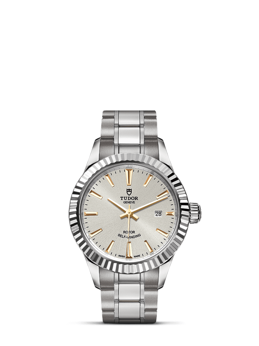 Tudor 12110-0005 : Style 28 Stainless Steel / Fluted / Silver / Bracelet