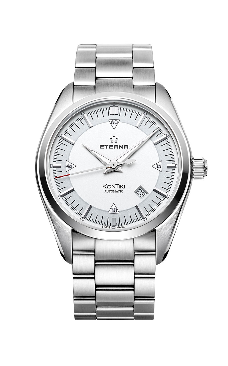 Eterna 1222.41.11.0217 : KonTiki Date Silver / Bracelet