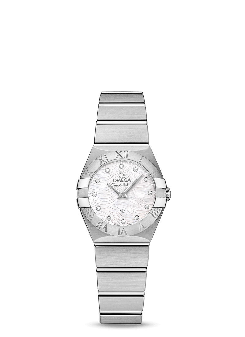 Omega 123.10.24.60.55.004 : Constellation Quartz 24 Stainless Steel / MOP