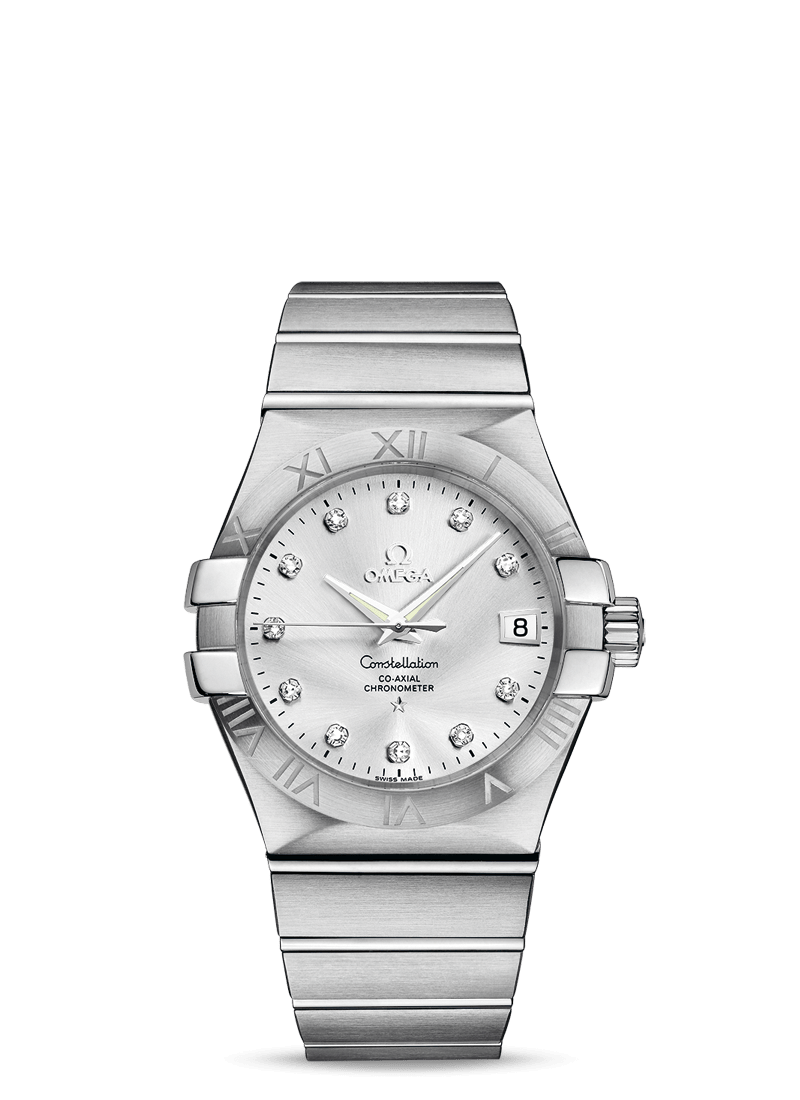 Omega 123.10.35.20.52.001 : Constellation Co-Axial 35 Stainless Steel / Silver