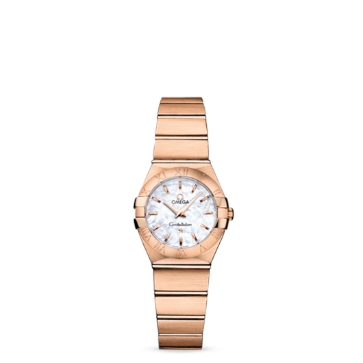 Omega 123.50.24.60.05.001 : Constellation Quartz 24 Brushed Red Gold / MOP