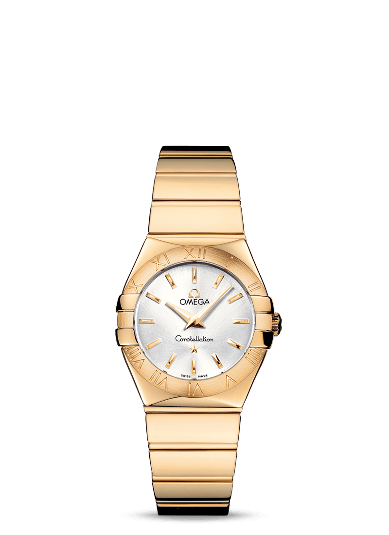 Omega 123.50.27.60.02.004 : Constellation Quartz 27 Polished Yellow Gold / Silver