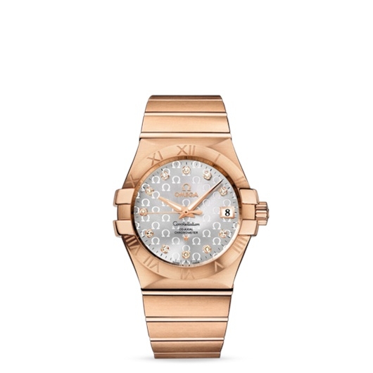 Omega 123.50.35.20.52.003 : Constellation Co-Axial 35 Red Gold / Silver Omega