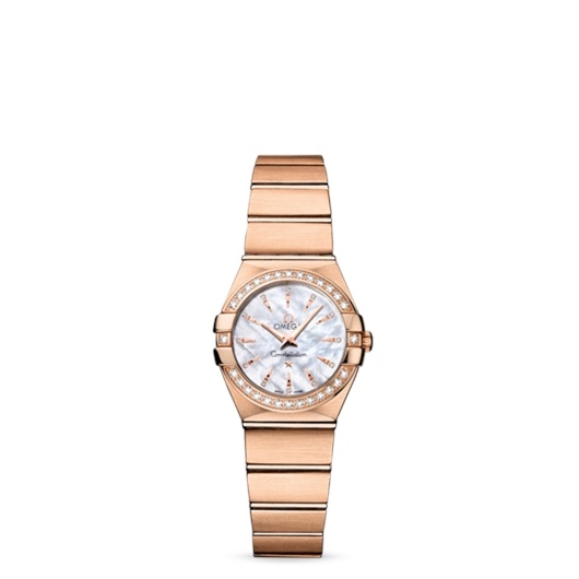 Omega 123.55.24.60.55.002 : Constellation Quartz 24 Brushed Red Gold / Diamond / MOP