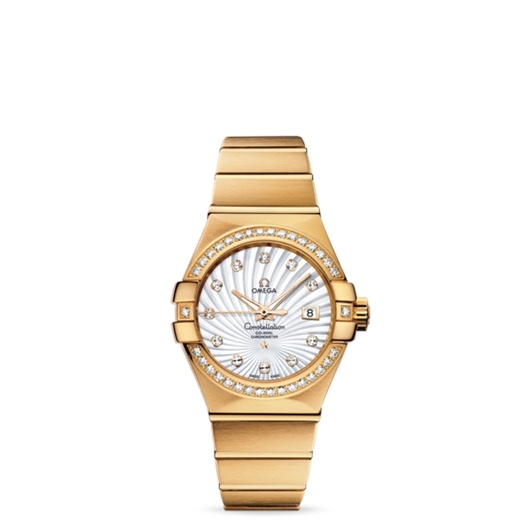 Omega 123.55.31.20.55.002 : Constellation Co-Axial 31 Yellow Gold / Diamond / MOP Supernova
