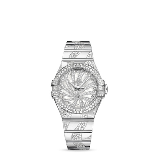 Omega 123.55.31.20.55.009 : Constellation Co-Axial 31 White Gold / Snow / Diamond Supernova