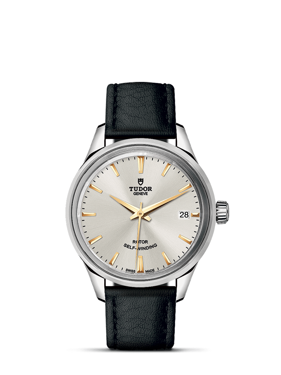 Tudor 12300-0018 : Style 34 Stainless Steel / Silver / Strap