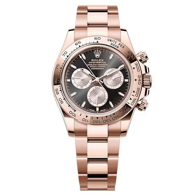 Rolex 126505-0001 : Cosmograph Daytona Everose / Black - Sundust / Oyster